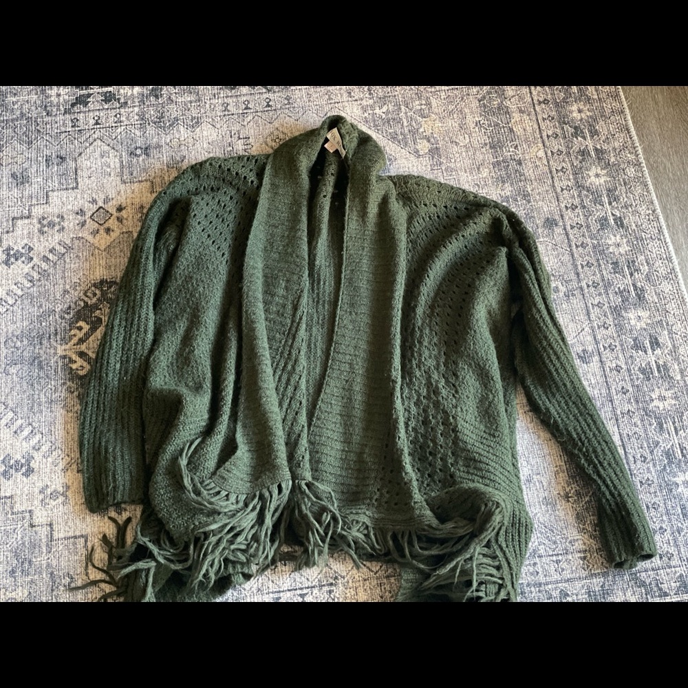 Knox Rose fringed cardigan